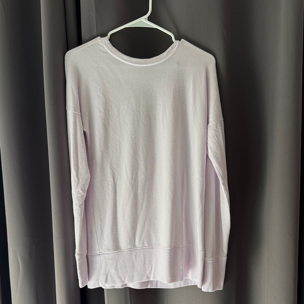 Athleta Lavender Long Sleeve Lightweight Sweater